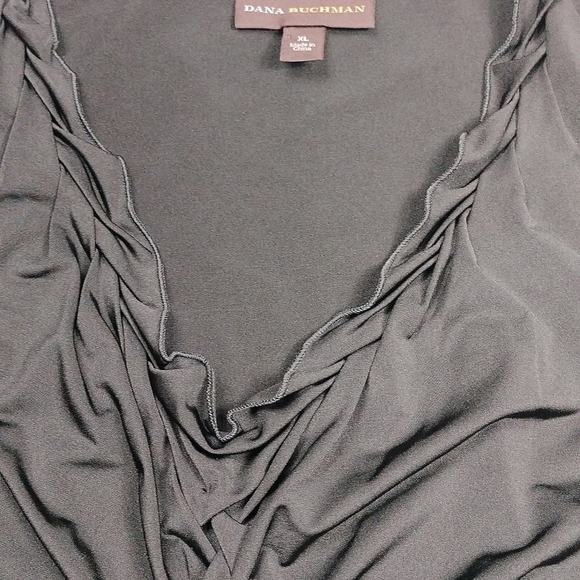 NWT Dana Buchman women's XL blouse with braiding in the front - Picture 5 of 9